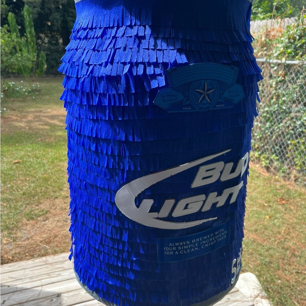 Bud Light Blue Can Piñata - Picture 6 of 6